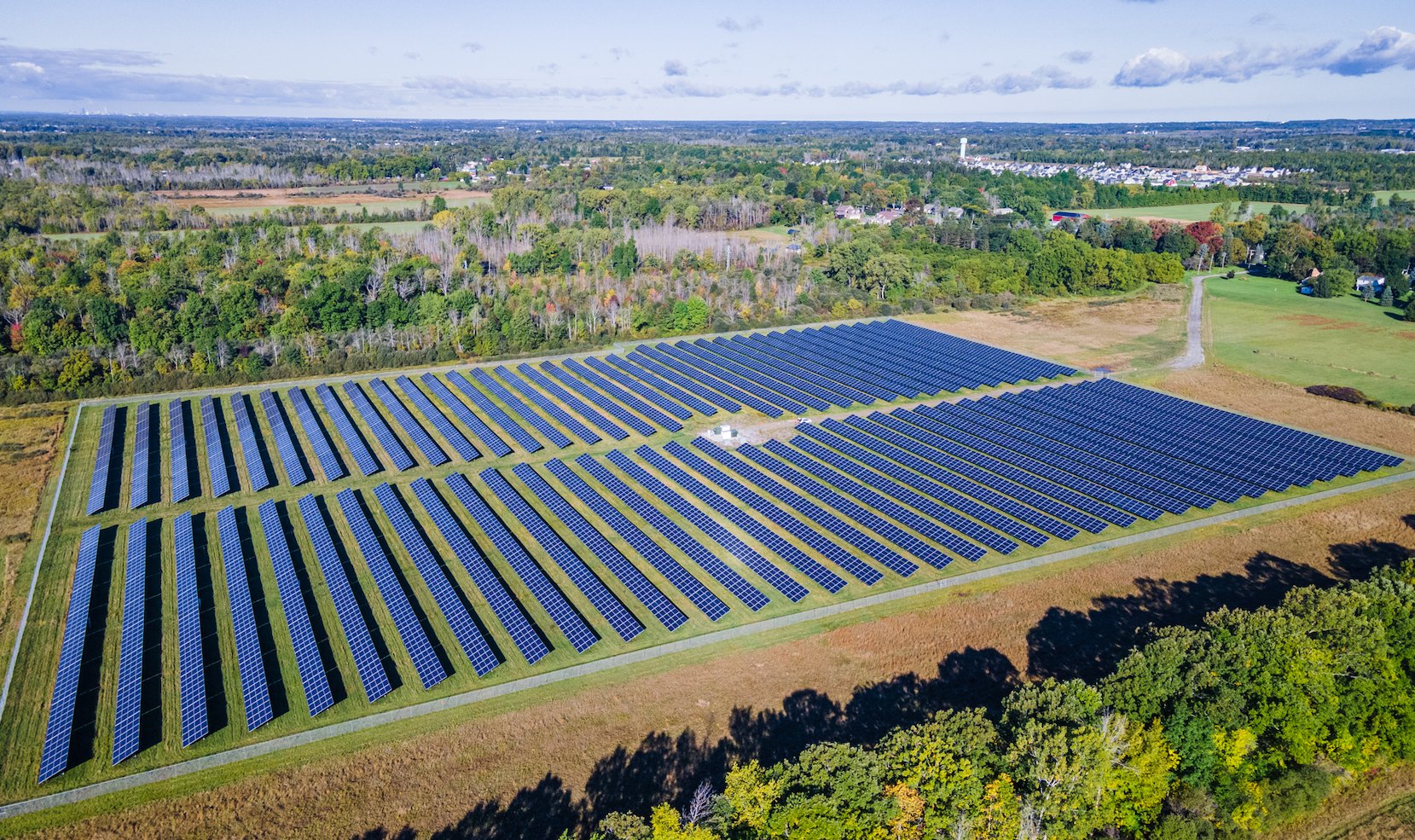 A community solar farm, the ownership model compute centers follow